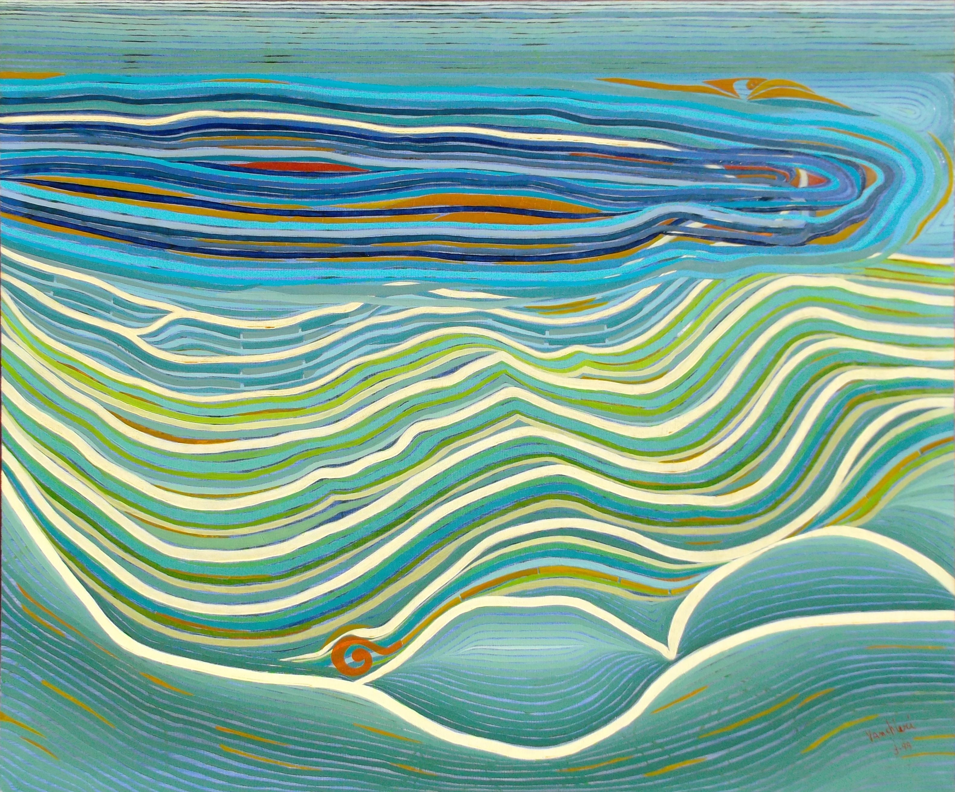 Stagno 1999, oil on canvas by Carlo Vanchieri